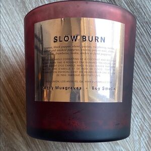 Slow Burn Magnum Candle by Boy Smells (Glass Vase Only)